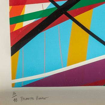 STEVEN MCCALLUM, screenprint, signed and numbered 16/48.