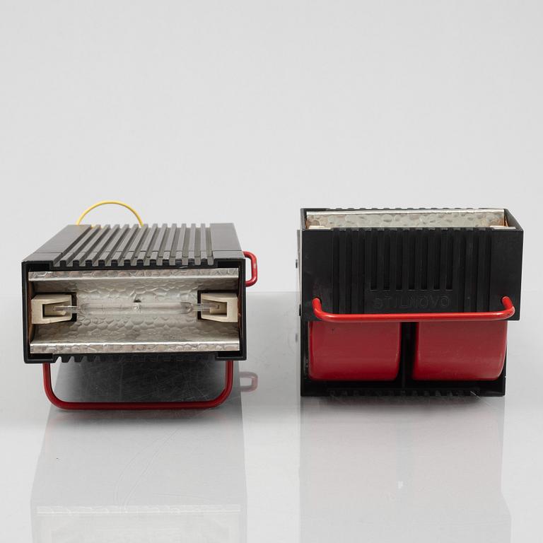 Sergio Carpani, wall lamps, a pair, "Zagar", Stilnovo, Italy, 1980s.