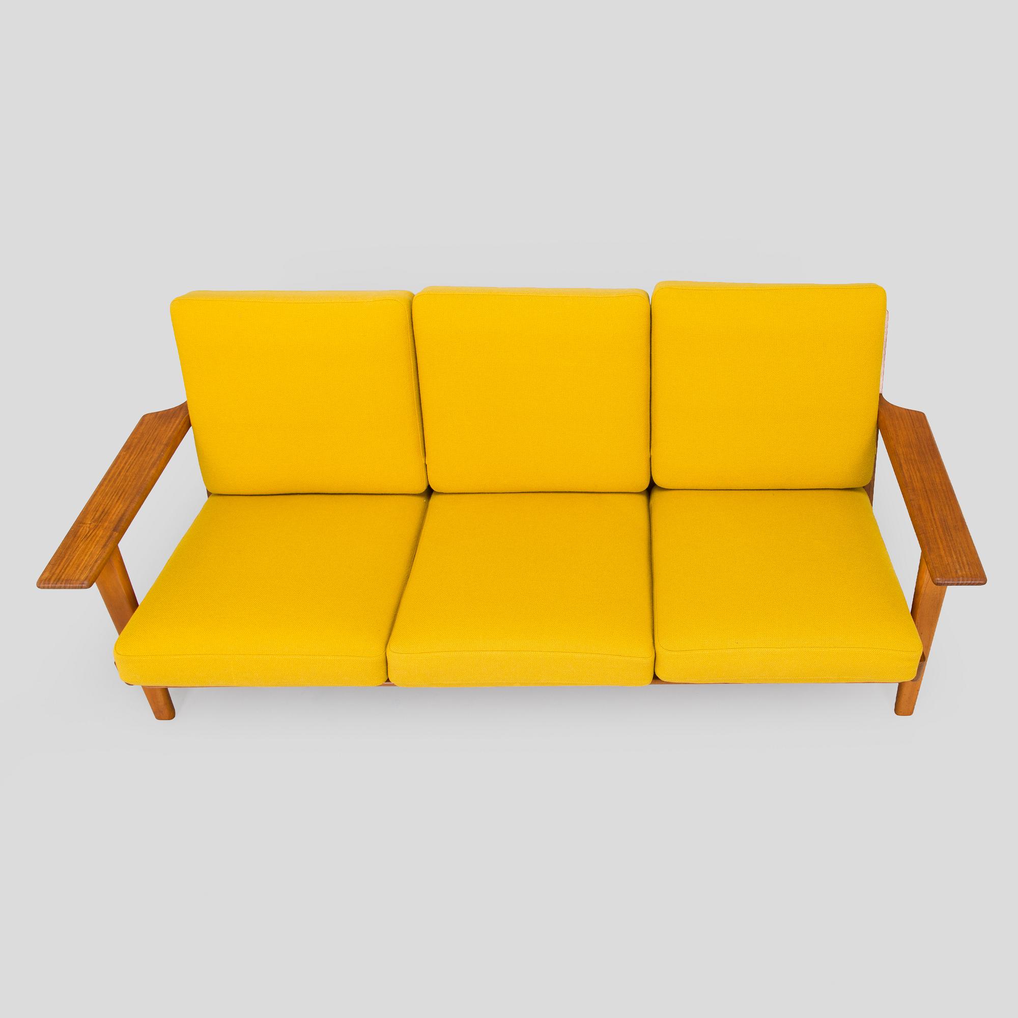Hans J. Wegner, a 'GE 290' sofa for Getama, Gested, Denmark.