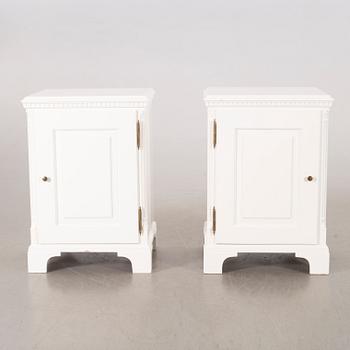 A pair of bedside tables from K.A. Roos, late 20th century.