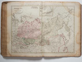 Atlas, Nürnberg 1797. med 34 kolorerade kopparstick.