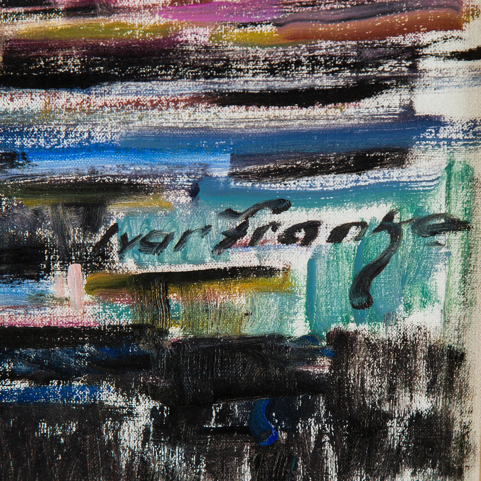 IVAR FRANKE, Signerad. Olja på duk 54 x 74 cm.