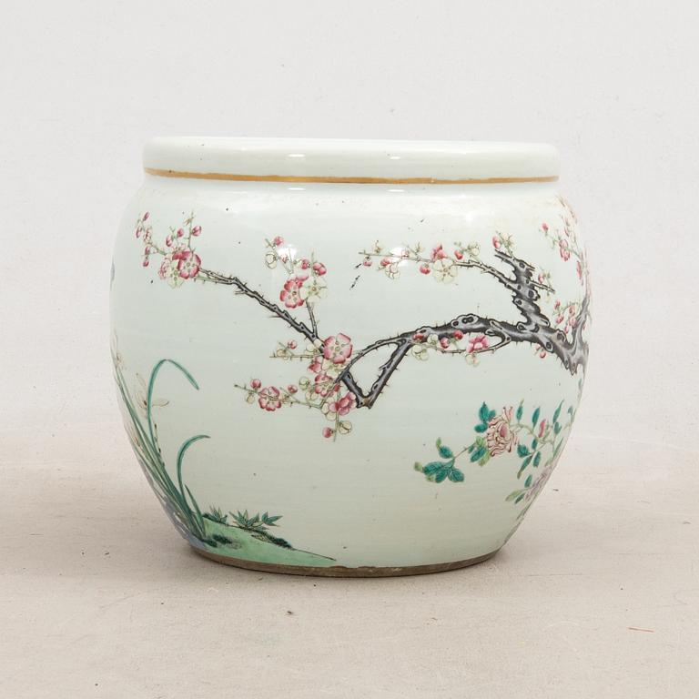 Fiskbassäng, Kina 1800-talets senare del porslin.