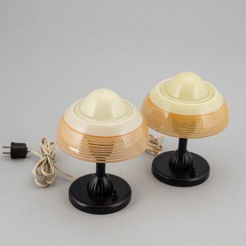 A pair of 1930s-40s table lamps.