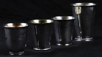PARTI SILVER, 8 delar, mest Sverige sent 1800-tal till 1900-talets andra hälft.
