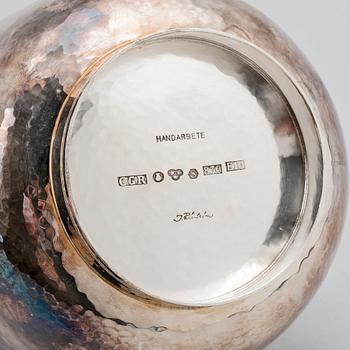 SKÅL, silver, Lennart Råström, Stockholm, 1979. Vikt ca 273g.