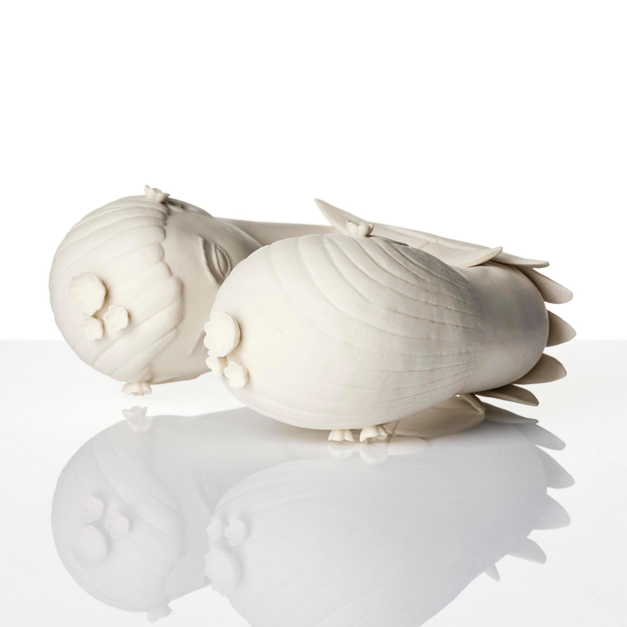 Stig Lindberg, "Narcissus", a parian porcelain sculpture, Gustavsberg 1970s, from the "Figurin" series, ed. 375/500.