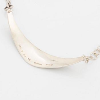 Collier silver och emalj, Michelsen.