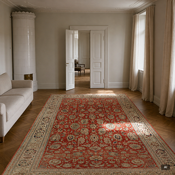 An oriental carpet, c. 515 x 341 cm.