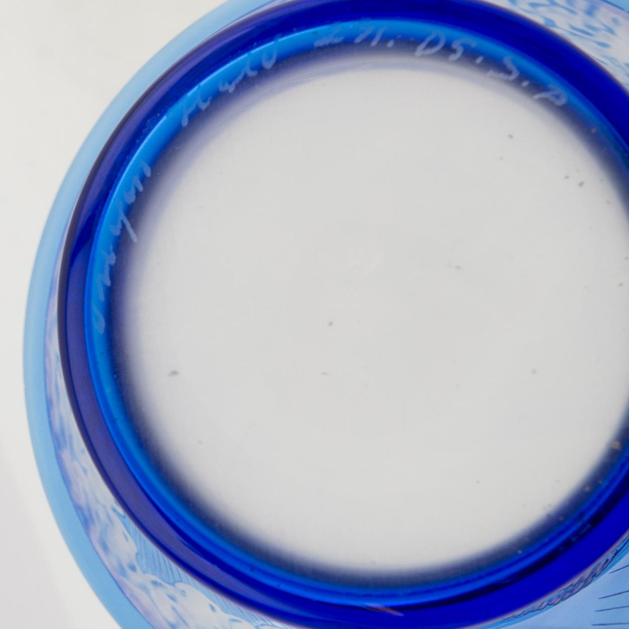 Edward Hald, a 'Åskvädret', Orrefors, 1966.