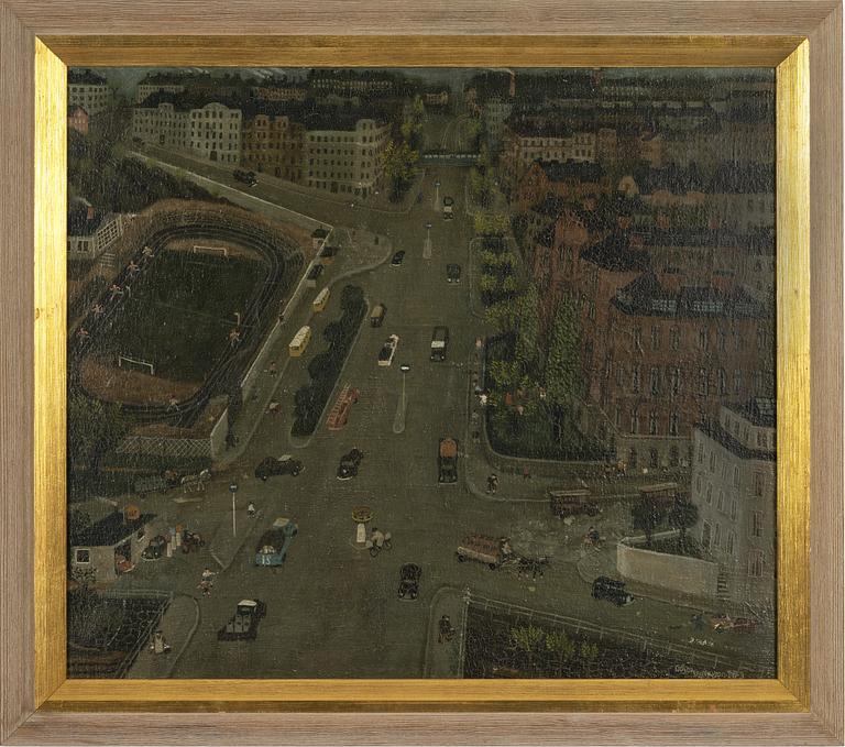 Gösta Gustavson, oil on canvas, signed and dated 1973.