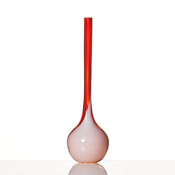 Gunnel Sahlin, a unique glass vase, Kosta Boda, Sweden.