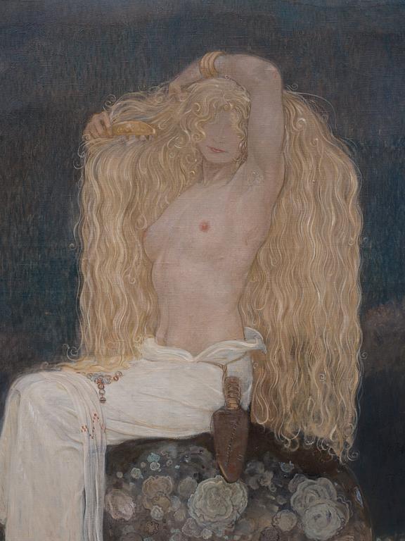 John Bauer, "Sagoflickan".
