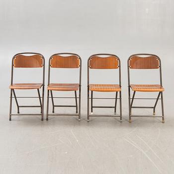 Chairs / folding chairs, 8 pcs, 1950s.