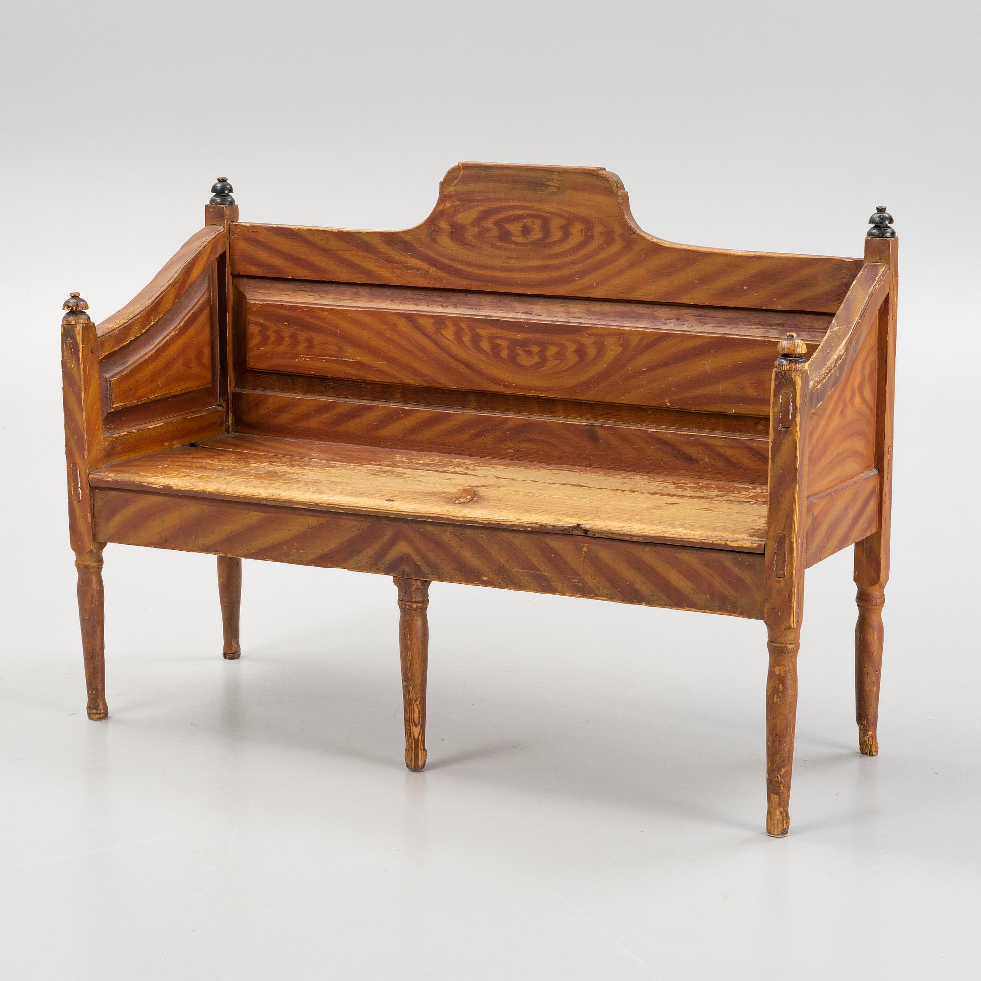 Soffa, allmoge, 1800-tal.