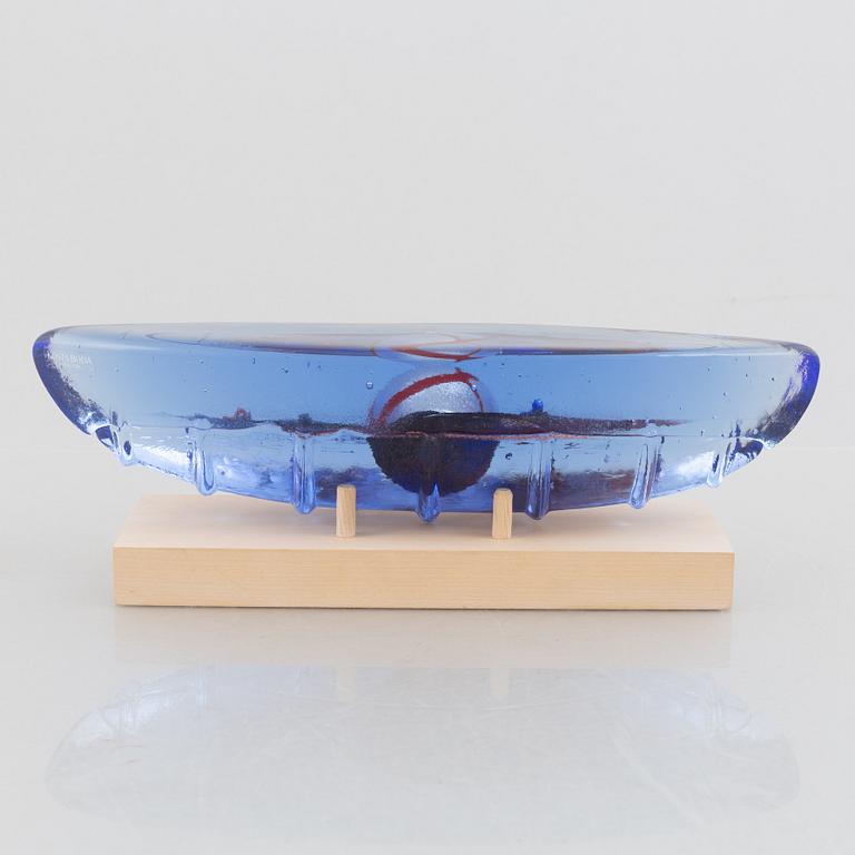 Bertil Vallien, a glass sculpture, Kosta Boda.