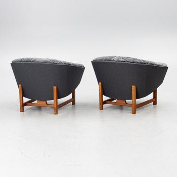 Lennart Bender, fåtöljer, ett par, "Corona", Ulferts, 1900-talets andra hälft.