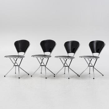 Niels Gammelgaard, four chairs, 'Sebastian', Ikea.