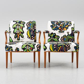 Josef Frank, a pair of model 969 armchairs, Svenskt Tenn, 2014.
