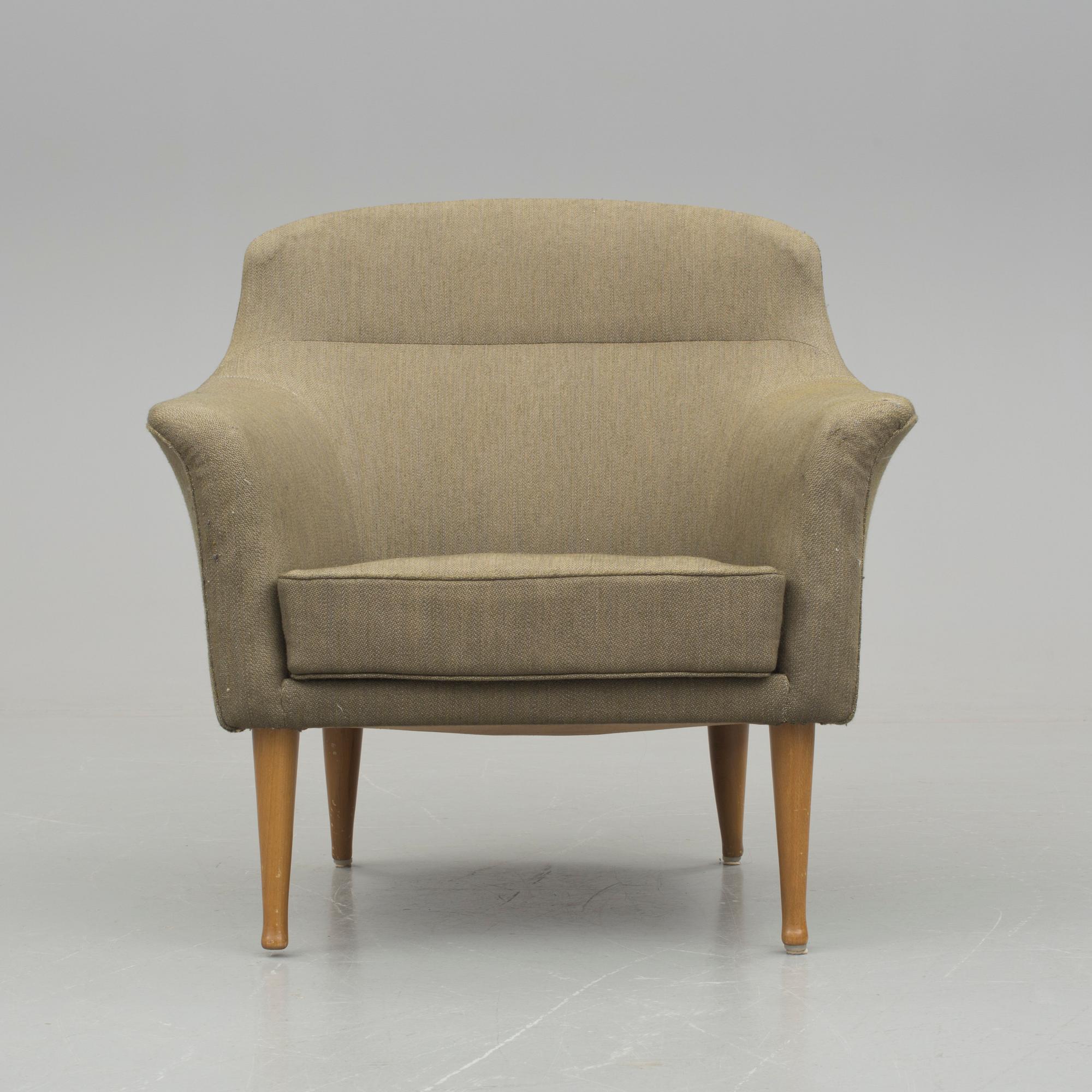 FÅTÖLJ, "Greta", Kerstin Hörlin-Holmqvist, för Nordiska Kompaniet (NK), 1960-tal.