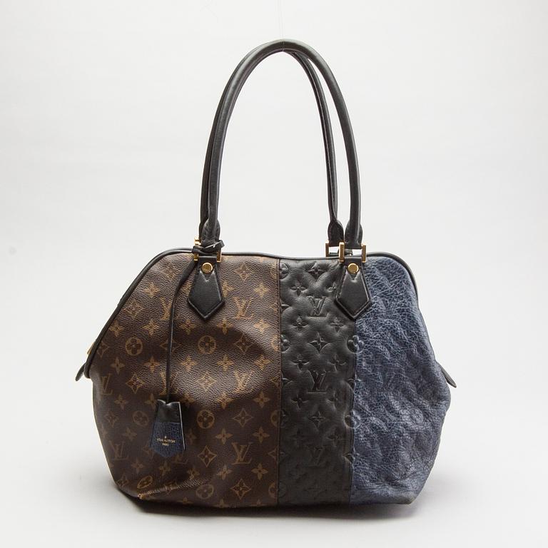 LOUIS VUITTON, a monogram canvas and embossed leather handbag, 2011.