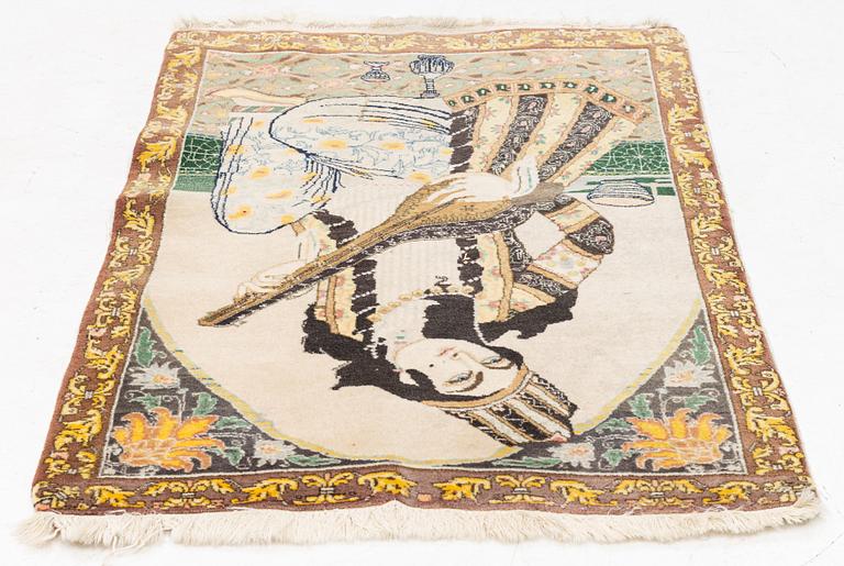 Rug, oriental, approx. 100 x 65 cm.