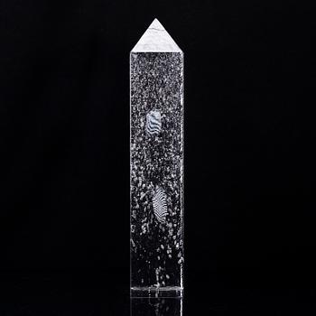 BERTIL VALLIEN, a cast glass sculpture, Kosta Boda, Sweden, Studio edition 18/200.