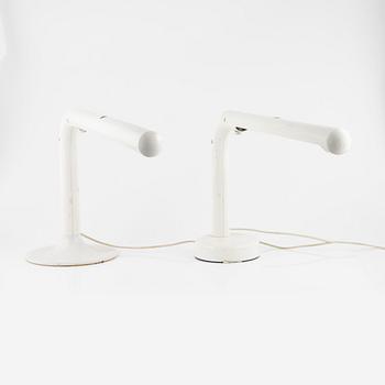 Anders Pehrson, two similar 'Tube' table lamps, Ateljé Lykten, 1970's.