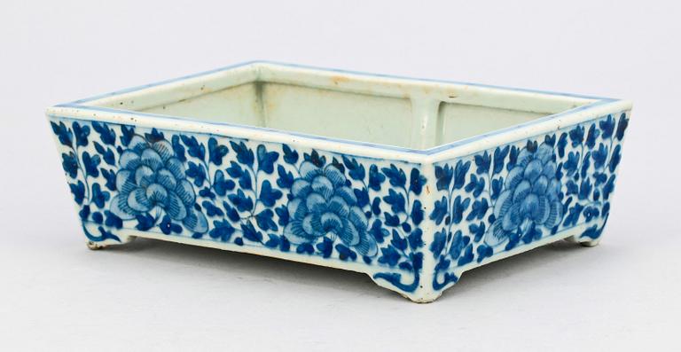 KAKTUSSKÅL, porslin, Kina, 1800-tal.