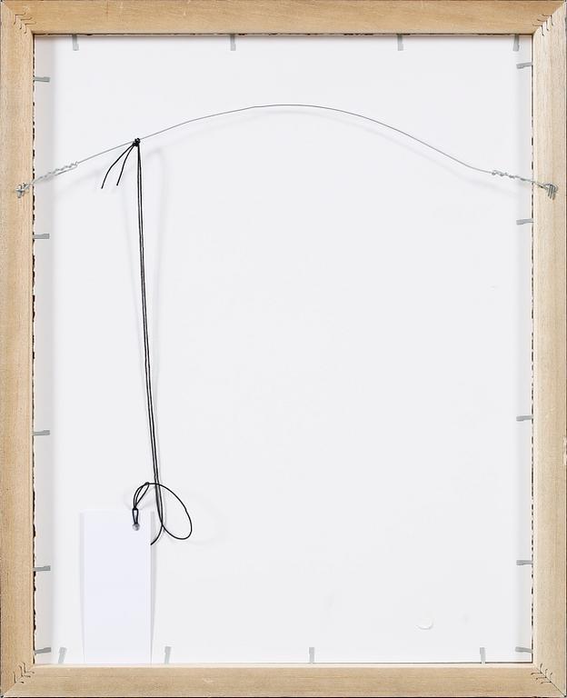 ANDERS WOLLIN, oil on paper, signed.