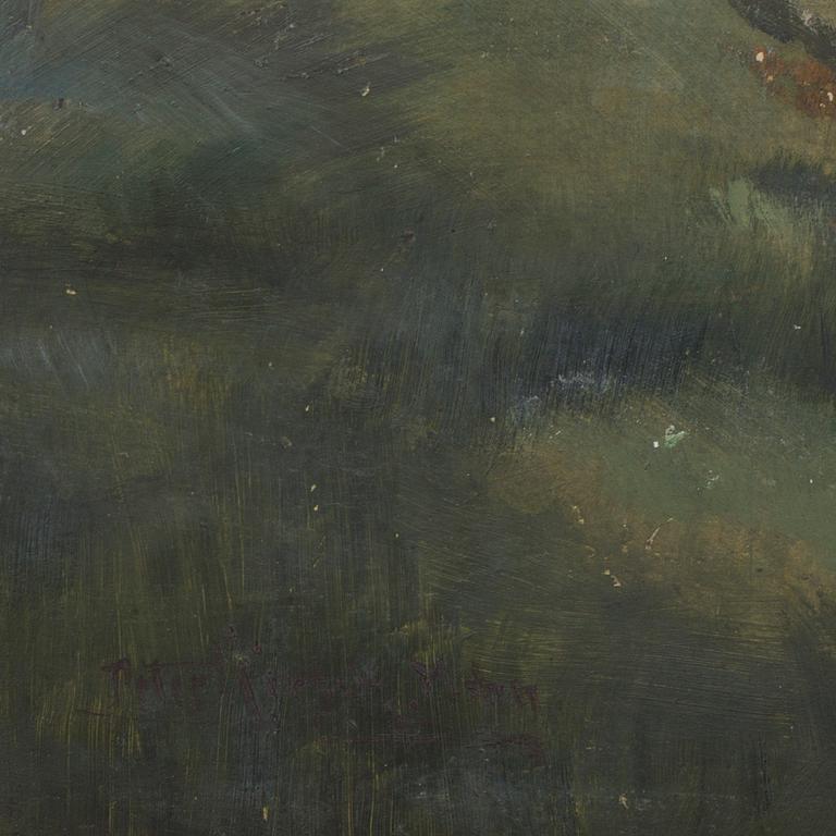 A PETER HIRSCH signed oil on panel.
