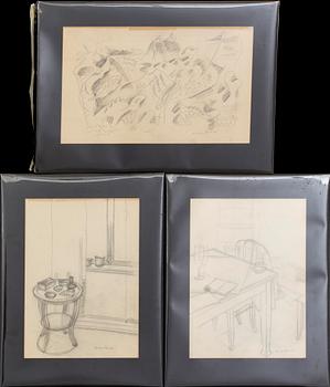 MAX WALTER SVANBERG, three signed and dated drawings.