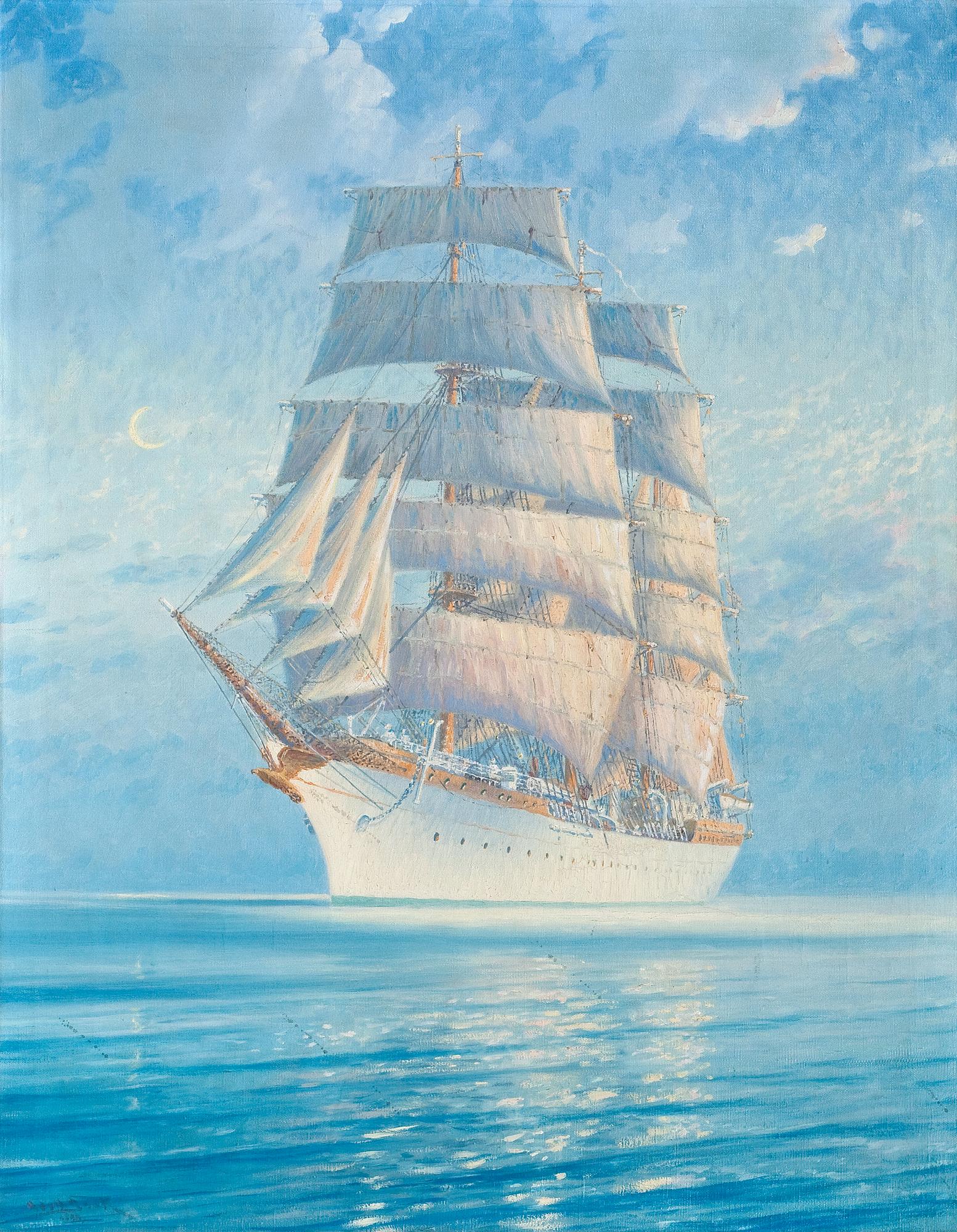 Adolf Bock, SAIL BOAT.