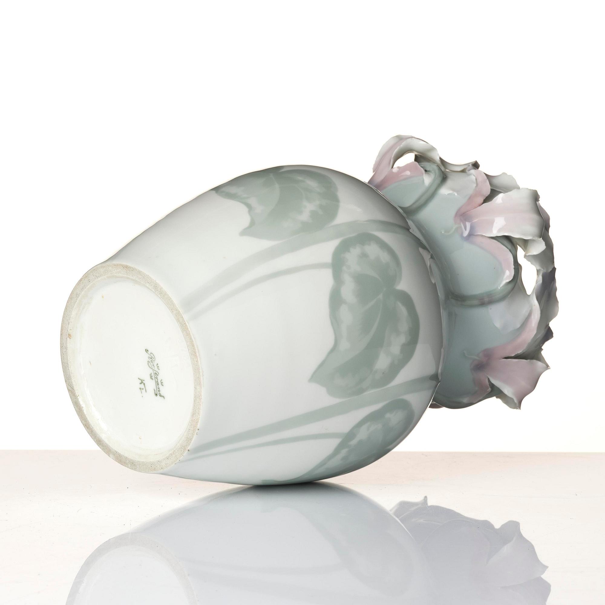 Waldemar Lindström, & Karl Lindström (1865-1956), a porcelain vase, Rörstrand, ca. 1900.