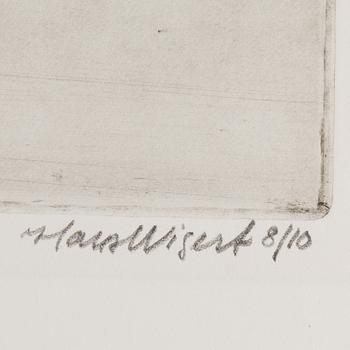 HANS WIGERT, 5 etsningar, signerade.