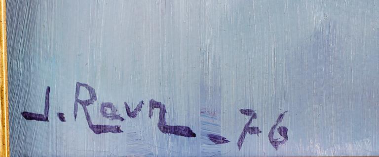 JOHANNES RAVN, olja på duk, signerad och daterad -76.