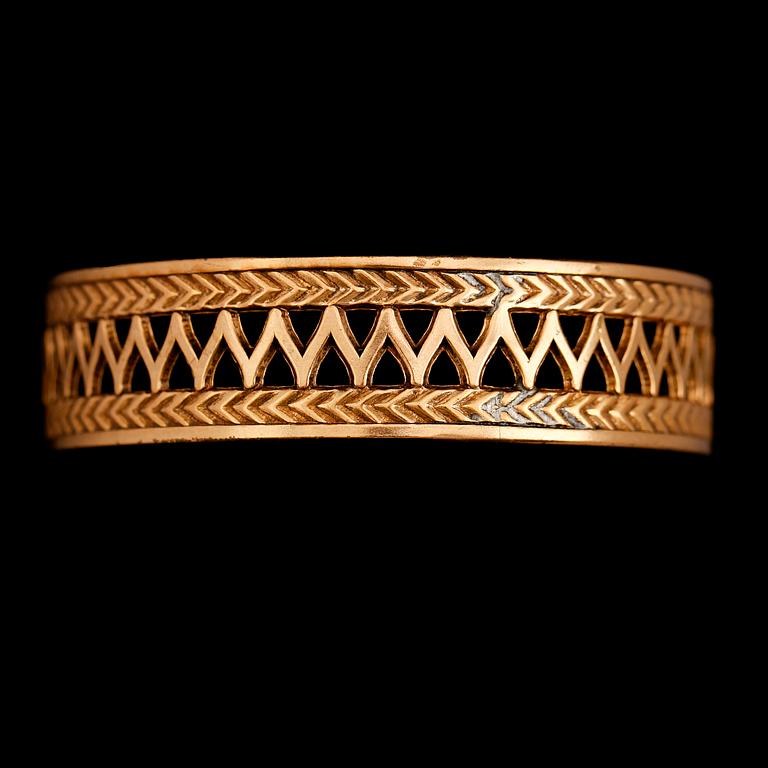 HÄNGE, ÖRHÄNGEN SAMT ARMBAND, brons, Kalevala, Finland.