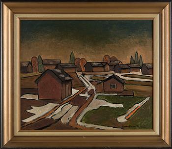 Juhani Palmu, Village Landscape.