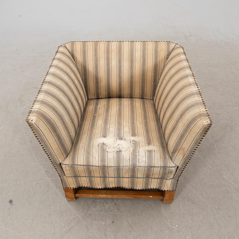 Chair Elias Barup, likely "Den Spanska Möbeln", Gärsnäs 1920-30s.