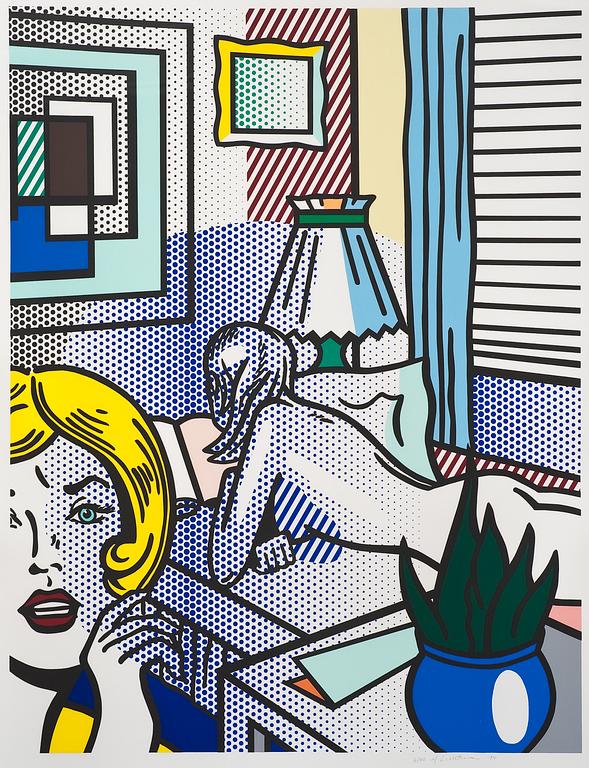 Roy Lichtenstein, "ROOMMATES".