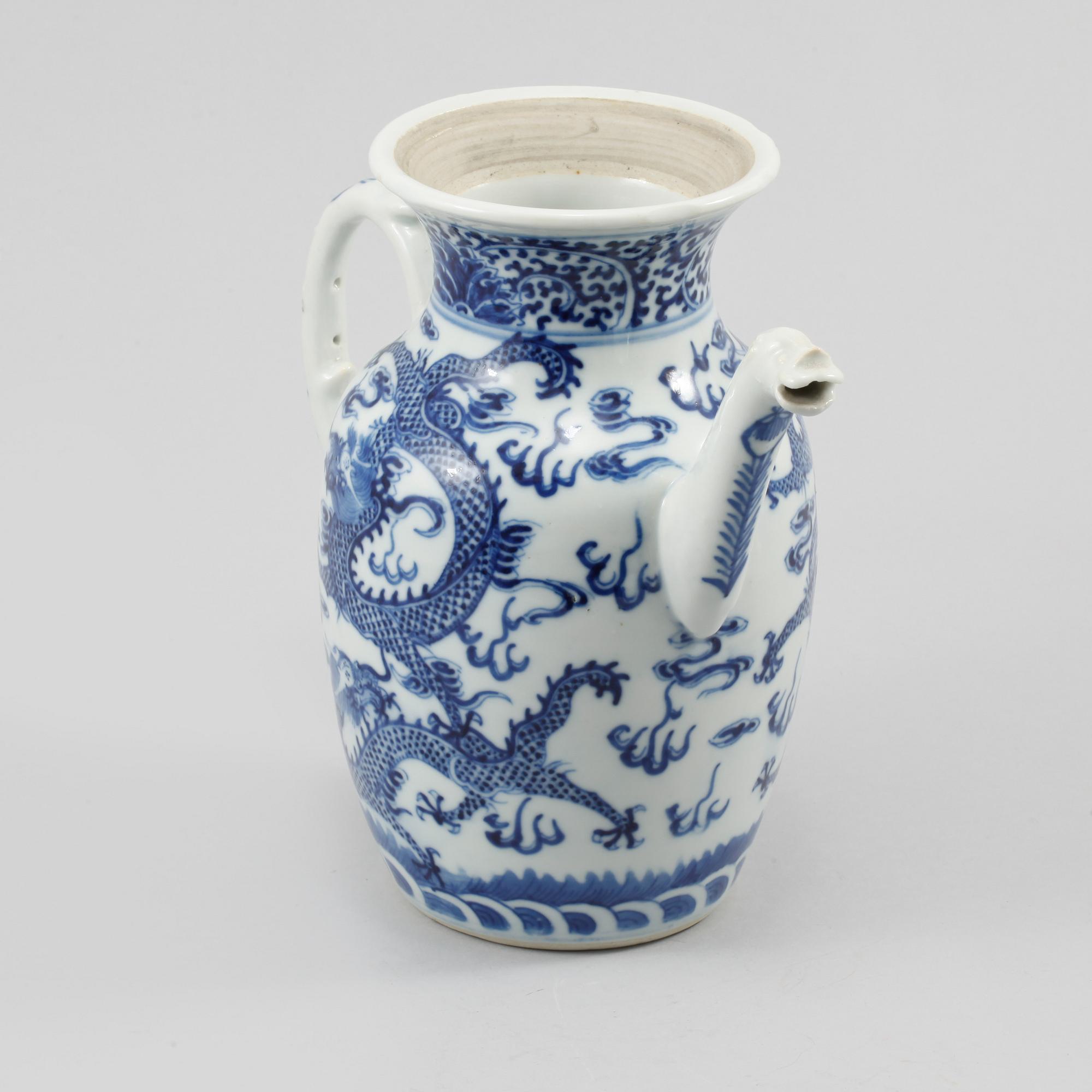 KANNA, porslin, Kina, 1900-tal.
