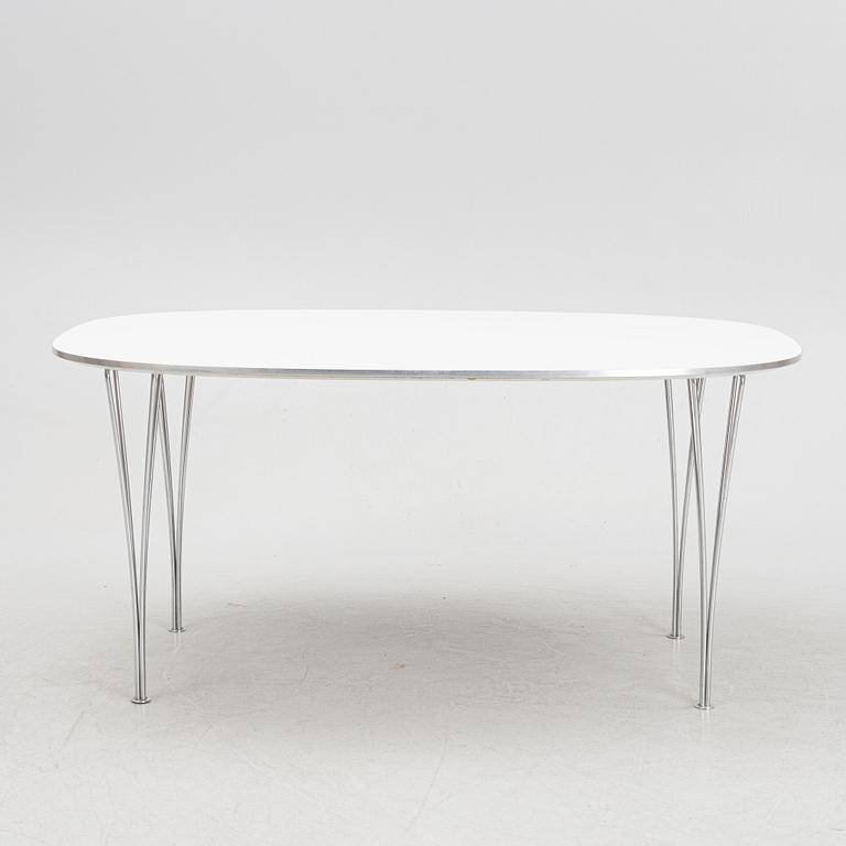 Bruno Mathsson & Piet Hein, dining table, "Superellipse" for Fritz Hansen, Denmark.
