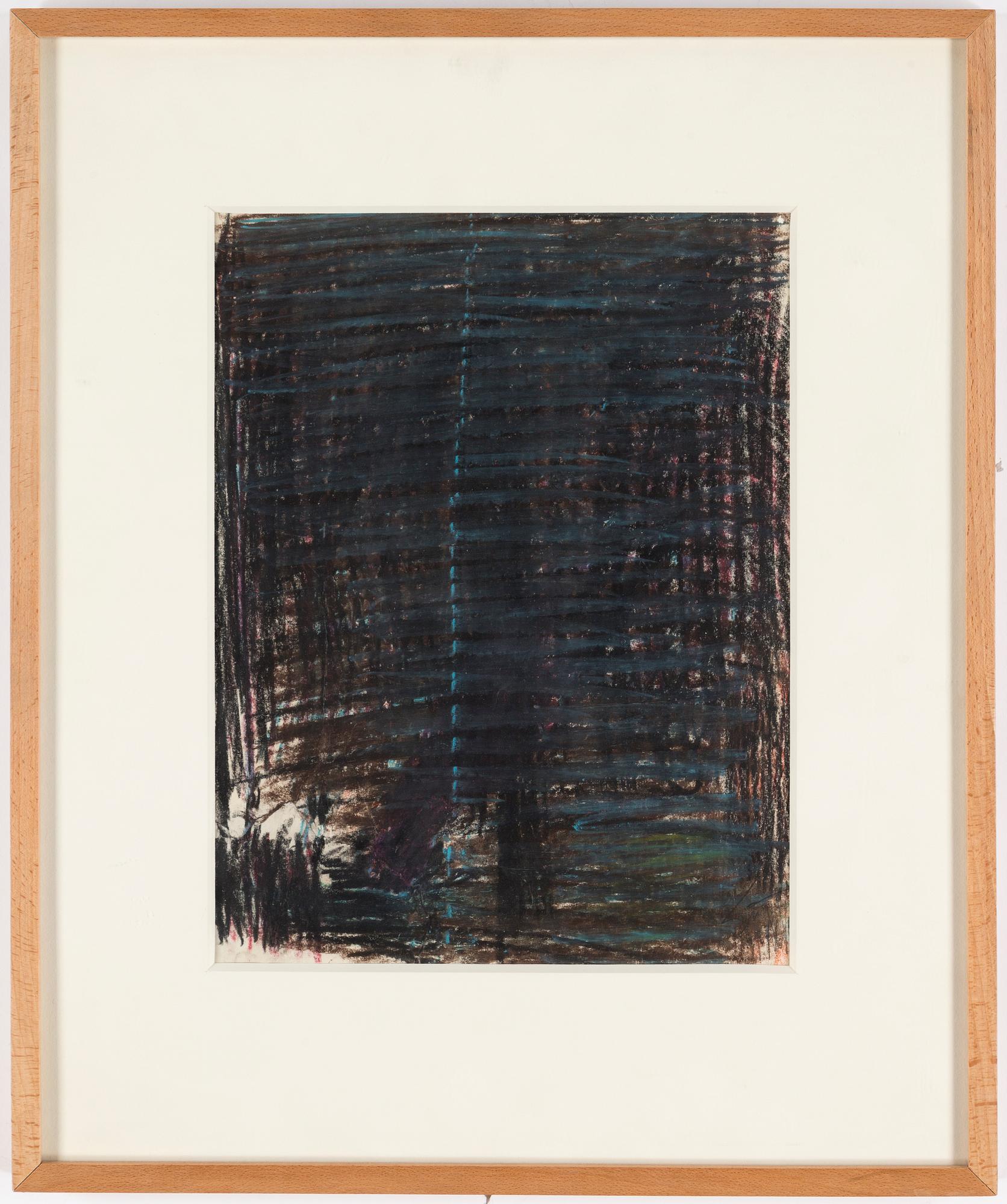 EDDIE FIGGE, pastel, executed in the late 50's, signed.