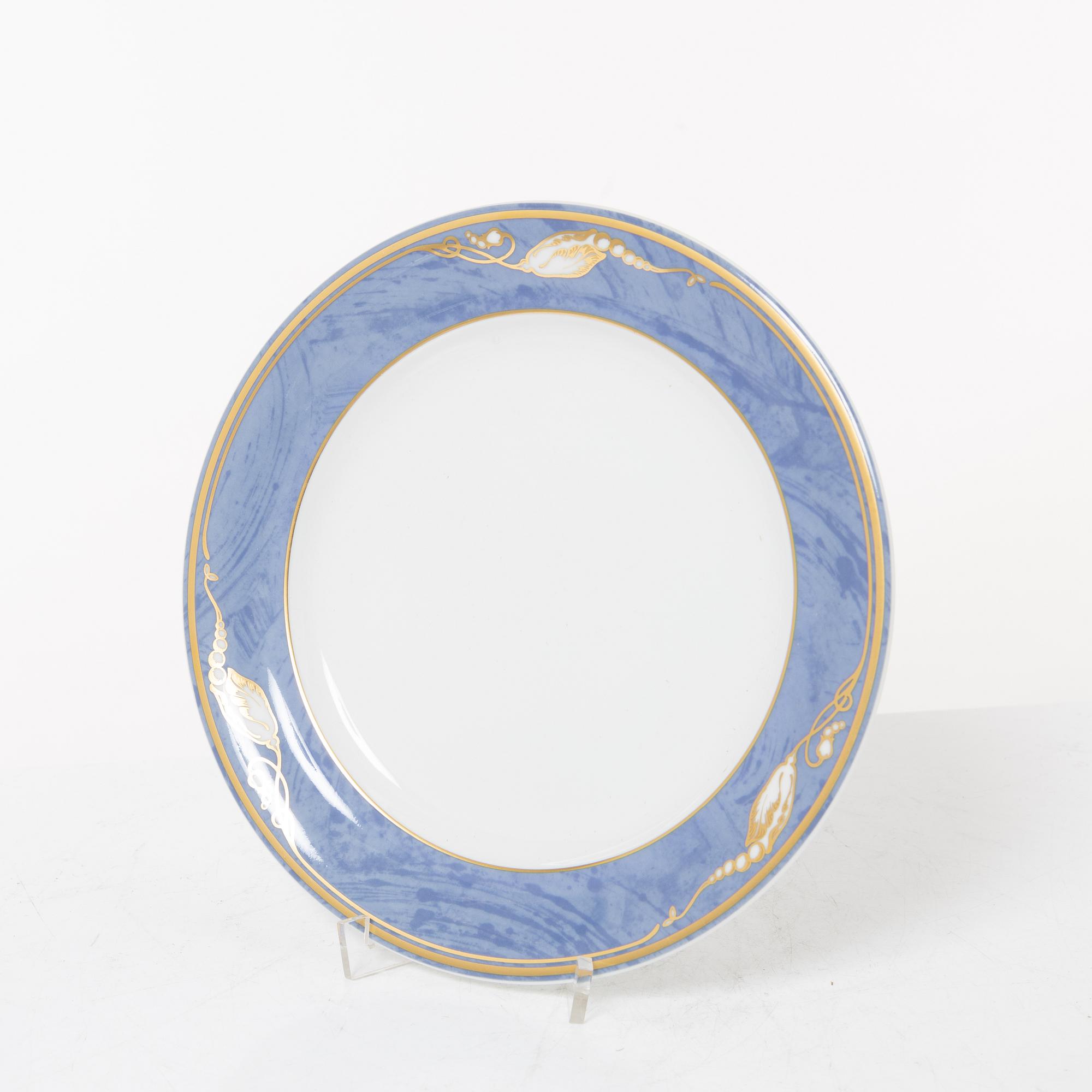 Royal Copenhagen, a 66-piece dinner and coffee service, 'Magnolia', Denmark, 1992-99.