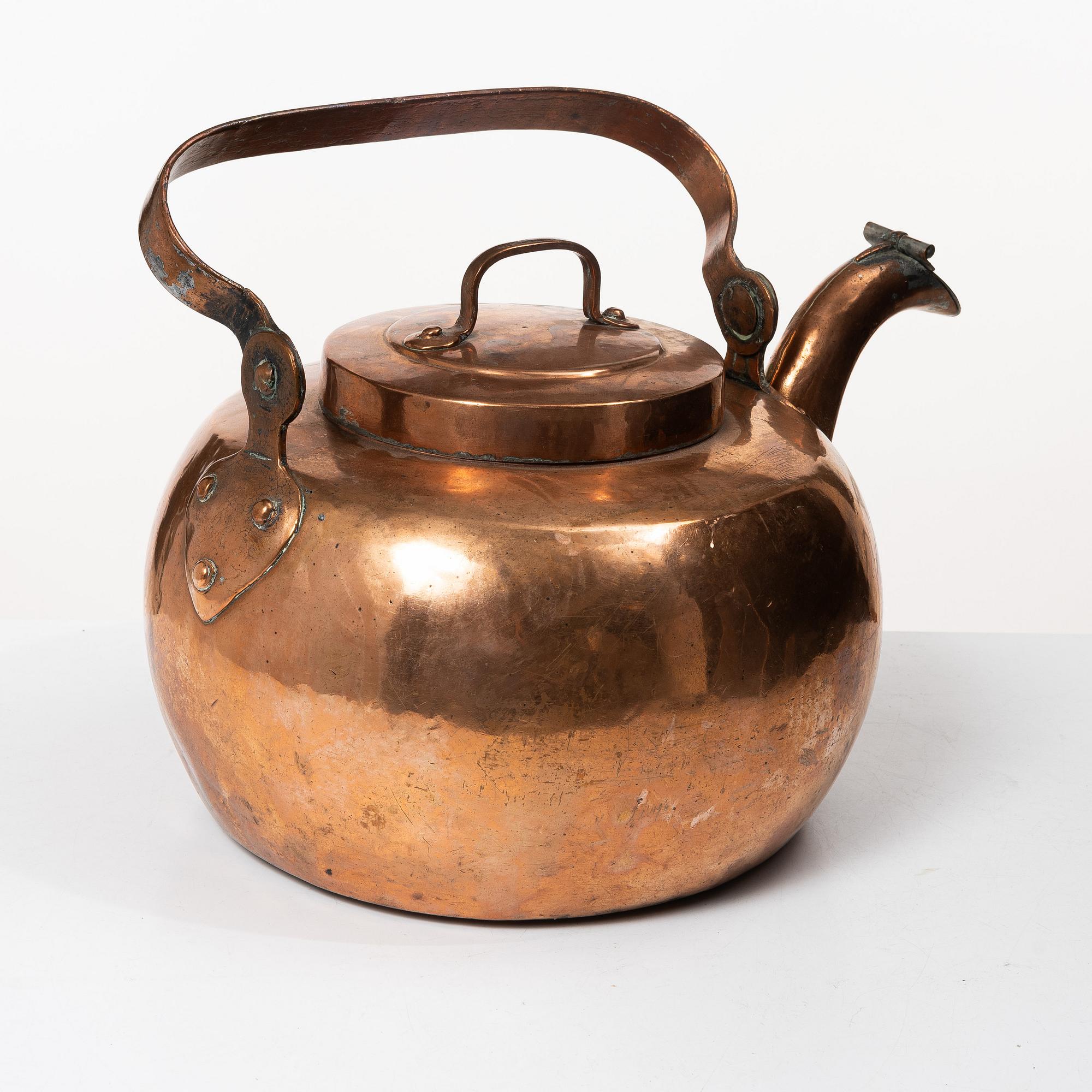 Kaffekanna, koppar, 1700-tal, Möjligen Dalarna.
