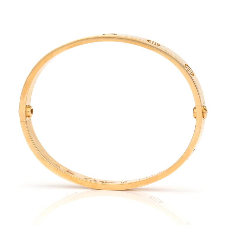 ARMRING, Cartier LOVE, 18K guld.