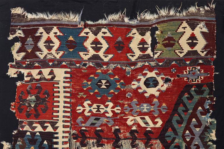 Kelim fragment, West Anatolia, c. 223 x 86 cm.