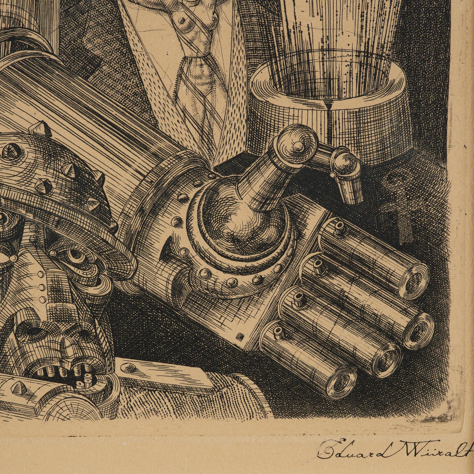 Eduard Wiiralt, "Põrgu" (Hell).