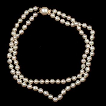 COLLIER, bijouxpärlor, troligen Christian Dior, omkring 1900-talets mitt/andra hälft.
