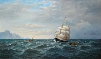 167. Oscar Kleineh, SAILING BY THE COAST.